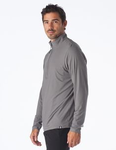 Can a top be cozy and sleek? Meet the Tahoe Quarter Zip. With this top, you’ll never have to sacrifice warmth for style. Superior stretch and quick drying technology make it an obvious choice as your #1 warm but not too warm layer. Functional Stretch Tops For Layering, Athleisure Half-zip Top With Thumbholes, Functional Long Sleeve Tops For Loungewear, Winter Half-zip Loungewear Tops, Winter Loungewear Half-zip Tops, Winter Loungewear Tops With Half-zip, Functional Winter Tops With 4-way Stretch, Functional 4-way Stretch Winter Tops, Functional 4-way Stretch Tops For Winter