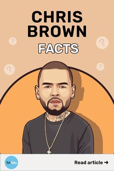 an image of a man with the words brown fact on it