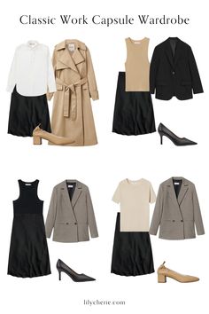 Classic Work Capsule Wardrobe 2022 — Lily Chérie Capsule Wardrobe Checklist, Spring Summer Capsule Wardrobe