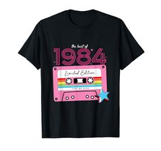 an old school t - shirt that says, we are the best in 1994 and has a cassette on it