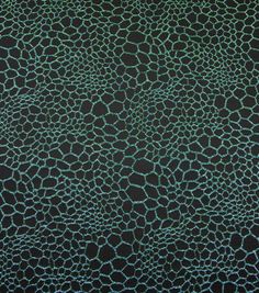 an animal skin pattern is shown in green and black