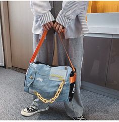 Big Purse, Bags Luxury, Denim Diy, Large Bags, Shoulder Bag Women, Denim Women, Travel Bag, Blue Jeans, Shoulder Bags