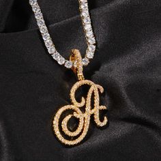 Custom California Initial Necklace is an elegant, shining custom-made necklace. With each letter fully iced, this piece is sure to complement any fit. Our Customized Collection features a unique design as it is your customization that makes it special plus our expertise and craftsmanship. Luxury Iced Out Pendant Necklace, White Iced Out Round Pendant Necklace, Iced Out White Round Pendant Necklace, Iced Out Pendant Necklaces For Gifts, Iced Out Pendant Necklace For Anniversary, Iced Out Pendant Necklace For Gift, Elegant Gold Iced Out Necklaces, Elegant Gold Iced Out Necklace, Elegant Iced Out Round Pendant Jewelry