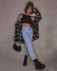 Grunge Chic Outfits, Alt Fashion, Edgy Outfits, Mom Outfits, Grunge Fashion, Grunge Outfits