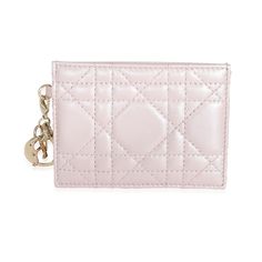 Christian Dior Metallic Pink Lady Dior Card Holder Wallet Christian Dior Pink Lady Dior, Dior Card Holder, Gift Ribbon, Dior Wallet, Pink Lady, Grand Palais, Metallic Pink, Card Holder Wallet, The Lady