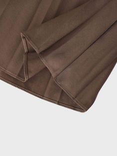 Upgrade your wardrobe with our Pleated Skirt 35"-Brown. Made with 35" of soft, pleated fabric, this skirt adds effortless style and sophistication to any outfit. Brown Solid Color Long Skirt, Brown Stretch Lined Skirt, Brown Pleated Midi Skirt For Work, Brown Long Lined Skirt, Brown Long Skirt With Lining, Long Brown Lined Skirt, Fitted Solid Color Brown Skirt, Fitted Solid Brown Skirt, Fall Brown Pleated Skirt With Pleated Hem