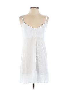 Open Edit Casual Dress Size: 2X-Small White Dresses - used. 100% POLYESTER, Slip dress, Scoop Neck, Short, Sleeveless | Open Edit Casual Dress - Slip dress: White Dresses - Used - Size 2X-Small Affordable Forever 21 Cotton Mini Dress, Slip Dress White, White Casual Dress, Casual White Dress, Dress Slip, White Dresses, White Casual, Dress White, Casual Dresses For Women