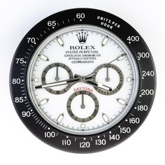 ROLEX Officially Certified Oyster Cosmograph Daytona Wall Clock. with luminous hands, sweeping hands. French Country Clock, Antique Grandfather Clock, French Clock, Pendulum Clock, Cosmograph Daytona, Mantel Clocks, Clock Art, Wood Clocks, Grandfather Clock