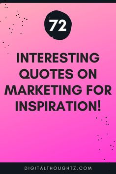 Are you looking for a marketing inspiration? Here’s the list of interesting quotes from some of the brightest creative minds out there. 
1.Digital marketing quotes
2.Content marketing quotes
3.Social media marketing quotes
4.Branding quotes
5.Marketing motivational quotes
6.Famous marketing quotes
7.Marketing quotes business
8.Marketing quotes Inspirational
9.Marketing quotes branding
10.Marketing quotes advertising
11.Digital marketing quotes posts
#marketingquotes #marketing #quotesoftheday Attraction Marketing Quotes, Quotes About Marketing, Marketing Inspiration Quotes, Digital Marketing Quotes Business, Digital Marketing Quotes Social Media, Digital Marketing Quotes Inspirational, Marketing Quotes Business