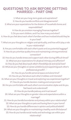 Before You Get Married Discuss Bills, Monthly Relationship Check In, Long Term Relationship Questions, Things To Ask Before Marriage, Questions To Ask Before Getting Engaged, Marriage Tips Advice, Questions To Ask Before Getting Married, Questions To Ask Someone Your Dating, Questions To Ask Future Husband