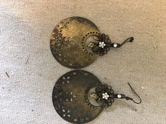 "A great boho look -- these 1970s era earrings are antique gold/bronze and are embellished with small rhinestones. Drop is 2 3/4\" so they are a great statement maker!" Boho Look, Earrings Boho, Boho Earrings, Antique Bronze, Antique Gold, Jewelry Earrings Dangle, Dangle Drop Earrings, 1970s, Dangle Earrings