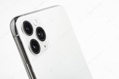 the back view of an iphone with three cameras on it's front and side