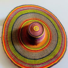 Beautiful Multi Color African Style Beach Extra Large Hat. Multicolor Woven Straw Hat For Vacation, Multicolor Woven Panama Hat With Short Brim, Multicolor Short Brim Panama Hat For Vacation, Multicolor Woven Hats With Flat Brim, Multicolor Flat Brim Sun Hat For Summer, Multicolor Flat Brim Hat For Vacation, Multicolor Panama Hat With Short Brim For Vacation, Multicolor Flat Brim Summer Straw Hat, Multicolor Woven Sun Hat For Beach