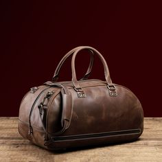 Vintage Leather Weekend Bag Weekender Bags, Leather Duffel Bag, Leather Weekender Bag, Leather Duffel, Sac Week End, Weekend Bag, Travel Duffel, Weekend Trip, Duffel Bag Travel