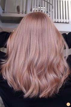 Blond Rose, Light Pink Hair, Strawberry Blonde Hair Color, Hair Color Streaks, Balayage Blonde, Spring Hair Color