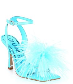 Ostrich Feather Heels, Hoco Shoes, Feather Heels, Ostrich Feather, Gianni Bini, Dress Sandals, Dillard's, Shoes For Women, Shoe Collection