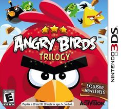 an angry birds game on the nintendo ds