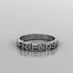 About item:- Best Friends ring Title:- Gold fill Name Ring, Personalized Name Ring, Silver Ring, friends name ring, Custom Stacking Name Ring for Her, Birthday Gift,Christmas Gift, Best friend ring, Gift for friend, Dainty ring, Band ring, Girlfriend ring, Promise ring, Proposal ring, Anniversary ring, Wedding gift ring, Bridesmaid Gift - Choose your size in the variation at check-out! - All rings comes in jewel bag. Benefits of wearing silver:- Wearing silver jewelry is proved in fighting infection and preventing yourself from cold and flu, and many kinds of bacteria and viruses. Silver helps expand blood vessels elastic. This condition makes it possible for the quick formation of bones and healing of the various parts of body from wound to bruises. Ring For Mother's Day Gift Ring For Fat Personalized Sterling Silver Rings For Friendship, Personalized Silver Friendship Rings, Personalized Adjustable Rings For Friendship, Adjustable Personalized Rings For Friendship, Friends Name, Girlfriend Ring, Best Friend Rings, Jeweled Bag, Friend Rings