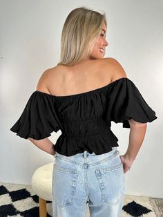 Material:95% Polyester. Features:Short sleeve. ruffle. ruched. square neck. solid color. crop top.Style:Casual. Chic Short Sleeve Crop Top With Ruffles, Trendy Short Sleeve Ruched Crop Top, Trendy Ruched Short Sleeve Crop Top, Chic Short Sleeve Ruched Crop Top, Chic Ruched Short Sleeve Crop Top, Casual Stretch Cropped Off-shoulder Top, Stretch Ruffled Crop Top, Stretch Ruffled Cropped Crop Top, Stretch Crop Top With Ruffles