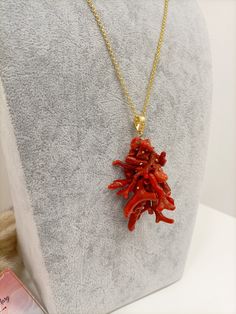 Beautiful chain necklace with raw Mediterranean coral pendant. Shipped in gift box Thank you Mary's laboratory Coral Pendant, Natural Coral, Coral Necklace, Pendant Necklaces, Favorite Jewelry, Necklace Etsy, Jewelry Necklace Pendant, Beauty Book, Chain Necklace