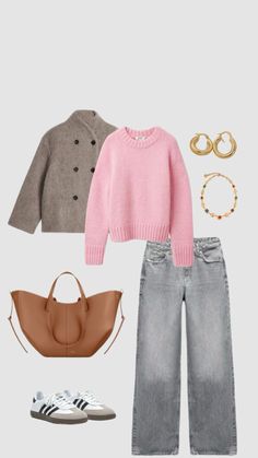 Skandinavian Fashion, Trendy Outfits Winter, Chic Coat, Stockholm Style, Stockholm Fashion, Grey Jeans, 가을 패션, Casual Style Outfits