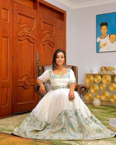 Stunning Ethiopian Habesha Dress Outfits For Different Occasions, Ethiopian Dresses, Habesha Dress, Habesha Kemis, Group Outfits, Church Ceremony, Wedding Dresses Simple, Caicos Islands, British Indian