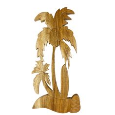 Palm Tree with Surfboard | Natural Wall Plaque Surf Room, Surfboard Wall, Tropical Jewelry, Wooden Wall Plaques, Tropical Home Decor, Tropical Houses, Wall Plaque, Wooden Wall, Wooden Walls