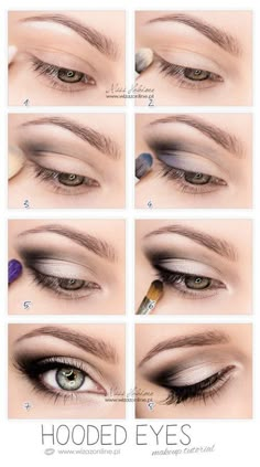 Hooded Eyelid Photo Tutorial - I am so happy I found this post. I have hated my eyes for such a long time because I love make-up, but it's hard to show it off when you have hooded eyelids!!! Hooded Eye Makeup Tutorial, Hooded Eyelids, Tutorial Eyeliner