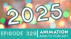 the words 2055 are in green and white with colorful bokets behind it