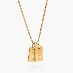 Size Guide Safety Policy Care InstructionsYou'll shine bright like a diamond with the Willow Tag Initial Necklace With Diamond - Gold Vermeil. This sleek but simple, elegant but versatile piece features a 0.02-carat round cut diamond beautifully placed on the initial pendant. Fashioned in premium gold vermeil, it's a necklace you'll want to keep and wear for a long time. You can customize it with up to 4 initials. Add it to your own collection or give as a gift.Do you want to buy only the pendan Oak And Luna, Safety Policy, Necklace With Diamond, Traditional Diamond, Initial Pendant Necklace, Shine Bright Like A Diamond, Diamond Gold, Gold Accessories, Cool Necklaces