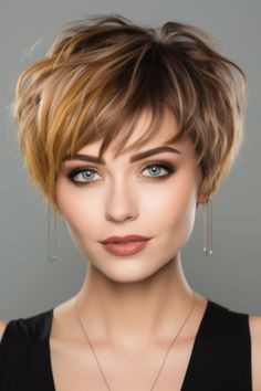 Unique Short Hairstyles for Ladies Tough - Haircut Charms 2023 Haircuts, Natural Cornrow Hairstyles, Bixie Haircut, Amazing Hairstyles, Short Haircut Styles, Hairstyles For Girls, Choppy Hair, Messy Short Hair, Edgy Short Hair