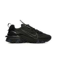 Nike React Noir, Black Sneaker, All Black Sneakers, Fashion Inspiration, Portugal, Jordan