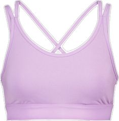 Athleisure Workout Crop Top With Adjustable Straps, Athleisure Sports Crop Top With Adjustable Straps, Athleisure Crop Top With Adjustable Straps For Workout, Athleisure Crop Top With Adjustable Straps For Sports, Sporty Crop Top With Adjustable Straps For Sports, Sporty Cross Back Sports Bra With Removable Pads, Purple Activewear With Built-in Bra For Light Exercise, Functional Purple Sports Bra For Workout, Workout Sports Bra With Removable Pads And Cross Back