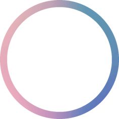 a circle that is colored in different colors and has no center line on the side