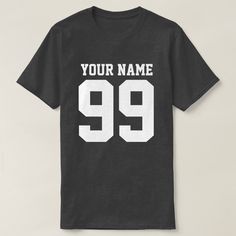 Custom Sports Baseball Soccer Front Name Number T-Shirt Baseball Numbers, Number Gifts, Mother Shirts, Last Names, Baseball Team, Sports Baseball, Mens Fashion Shoes, Sport T Shirt, Sports Shirts