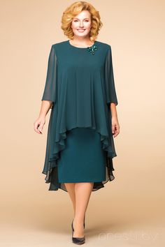 Платье Romanovich style 1-1554 "бутылка" Mother Of The Bride Plus Size, Easter Dresses For Toddlers, 파티 드레스, Graduation Dresses, Mother Of The Bride Outfit, Moroccan Dress, Midi Shift Dress, Dresses Plus Size, فستان سهرة