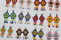 WINTER SALE JANUARY 18-31, 2021 ALL ORDERS OVER $75 GET AUTOMATIC 15% OFF TOTAL Huichol beaded woven by hand earrings. Mexican folk art. Very cool. Average Size Length- 3 inches Wide- 1 inch Traditional Beaded Necklaces For Summer Festivals, Summer Festival Macrame Jewelry, Artisan Beaded Earrings With Round Beads For Festivals, Bohemian Macrame Beaded Necklaces For Festivals, Beaded Fringe Earrings With Round Beads For Festivals, Festival Beaded Fringe Earrings With Round Beads, Festival Adjustable Macrame Beaded Earrings, Adjustable Macrame Beaded Earrings For Festival, Summer Festival Dangle Beaded Earrings