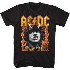 AC/DC T-Shirt: Wear the LegendUnleash your inner rockstar with our officially licensed AC/DC t-shirt! Made for true fans, music lovers, and rock 'n' roll fans, this tee embodies the raw energy and iconic style of one of history's most influential rock bands.Officially Licensed Rock TeeEmbrace the electric energy of rock 'n' roll with our officially licensed AC/DC t-shirt. This isn't just a tee; it's a lifestyle statement that tells the world you're a lover of legendary rock music and a fan of th 80s Wardrobe, Ac Dc Shirt, Acdc Logo, Acdc Shirt, Hell Fire, Electric Energy, Highway To Hell, Angus Young, Rock Concert