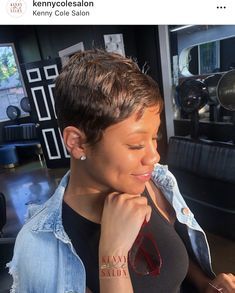 Natural Hair Pixie Cut, Chic Short Hair, Short Hair Images, Short Haircut Styles, Hair Pixie