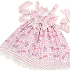 Step into the World of Sanrio Fashion with our Kawaii Sanrio My Melody Cinnamoroll Kuromi Lolita Harajuku Dress! 🌟👗 🌟 Adorable and Fashionable: This Harajuku dress is perfect for adding a touch of charm and style to your wardrobe. Ideal for fans of My Melody, Cinnamoroll, Kuromi, and the entire Sanrio gang. ✨ Superior Quality: Crafted with precision to ensure top-notch quality. Designed with a comfortable fit and featuring delightful Sanrio character designs. 💫 Sanrio Charm: Enjoy the deligh White Sleeveless Kawaii Dress, Harajuku Style Cotton Summer Dress, Summer Harajuku Cotton Dress, Summer Harajuku Style Cotton Dress, Summer Cotton Harajuku Dress, White Cotton Harajuku Dress, White Cotton Harajuku Style Dress, Fairy Kei Dress For Spring Dress-up, Kawaii Sleeveless Summer Dresses