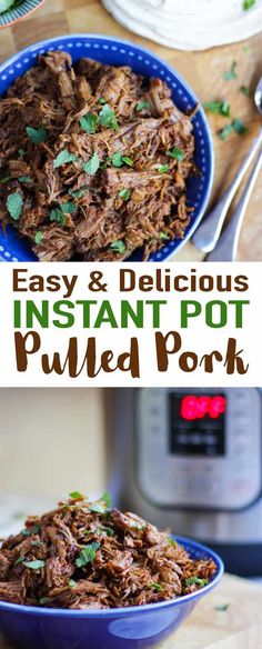 an easy and delicious instant pot pulled pork recipe