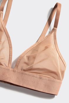 Sieve Triangle Bra in Buff | Buff Plunge Bra - Buff V-Neck Bralette Best Bras, Perfect Bra, Desert Sand, Triangle Bralette, Calvin Klein Women, Plunge Neckline, Triangle Bra, Plunge Bra, T Shirt Bra