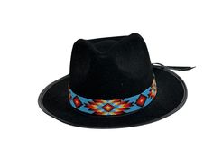 "- Our hat bands are unique, hand made, and can be mixed and matched with multiple hats.  - Matching Belt Available   https://affilareshop.etsy.com/listing/1593260906/personalized-handmade-western-rodeo - Beautiful Vibrant Color  - Length is 21\" and width 1\".  - They are hand made. - Each one is carefully crafted and made with LOVE! Length 21\" Width 1\"" Custom Handmade Black Hat Bands, Handmade Black Hat Bands For Country Events, Adjustable Hat Band With Bead Caps For Festival, Adjustable Bead Cap Hat Bands For Festival, Custom Adjustable Hat Bands For Festivals, Traditional Handmade Black Hat Bands, Handmade Multicolor Southwestern Hats, Handmade Southwestern Multicolor Hats, Festival Adjustable Hats With Bead Caps