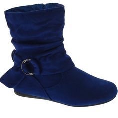 Static Footwear Women's Fashion Calf Flat Heel Side Zipper Slouch Ankle Boots Size: 10 B(M) US.  Color: Blue.  Gender: female.  Age Group: adult. Royal Blue Boots, Slouch Ankle Boots, Heel Combat Boots, Burgundy Boots Ankle, Designer Ankle Boots, Colored Boots, Slouch Boots, Chunky Heel Ankle Boots, Womens Stilettos