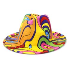 Accessorize any outfit with our most loved fashion fedora. Make heads turn in these. Faux Wool Hat With multi color detail Multicolor Fedora For Spring Vacation, Multicolor Fedora For Vacation In Spring, Adjustable Multicolor Spring Fedora, Spring Adjustable Multicolor Fedora, Spring Multicolor Adjustable Fedora, Retro Multicolor Summer Hats, Trendy Curved Brim Fedora For Festival, Multicolor Flat Brim Fedora For Summer, Multicolor Summer Fedora With Short Brim