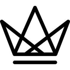 a black and white image of a crown with the letter s in it's center