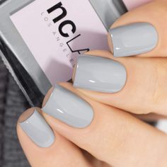 Grey Gel Nails, Grey Nail, Subtle Nails, Gray Nails, Cute Gel Nails, Nails 2021, Her Nails, Do Not Disturb, Simple Nail