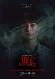 the movie poster for sebilm iblis menjempu 2