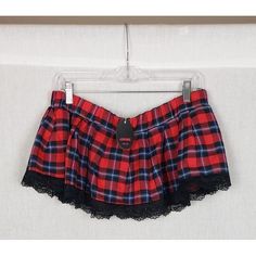 Add A Touch Of Nostalgia To Your Wardrobe With This Adome School Girl Micro Mini Skirt. The Skirt Features A Vibrant Plaid Pattern In Red And Black, Perfect For Those Who Love The Retro Y2k Style. The Pleated And Lace Accents Add A Touch Of Femininity To The Skirt, Making It Ideal For Casual Occasions. Crafted From Lightweight And Machine Washable Fabric, This Skirt Is Perfect For All Seasons. The Elastic Waistband Ensures A Comfortable Fit, While The Mid-Rise Design Offers A Flattering Silhouet Skirt Making, Micro Mini Skirt, Micro Mini, Red And Black Plaid, Clueless, Y2k Style, Black Plaid, Plaid Pattern, Red And Black