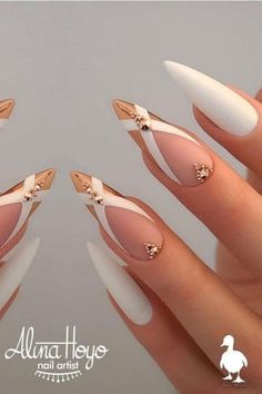 Want to look your best this Valentine season? These Sexy Valentine Day Nails will instantly show you out without a doubt!#valentinesnails / valentine nails / valentine's day nails / valentine's day nail designs Stiletto Nails Designs, Her Nails, Ugly Duckling, Bridal Nails, Fabulous Nails, Coffin Nails Designs, Classy Nails, Fancy Nails, Chic Nails